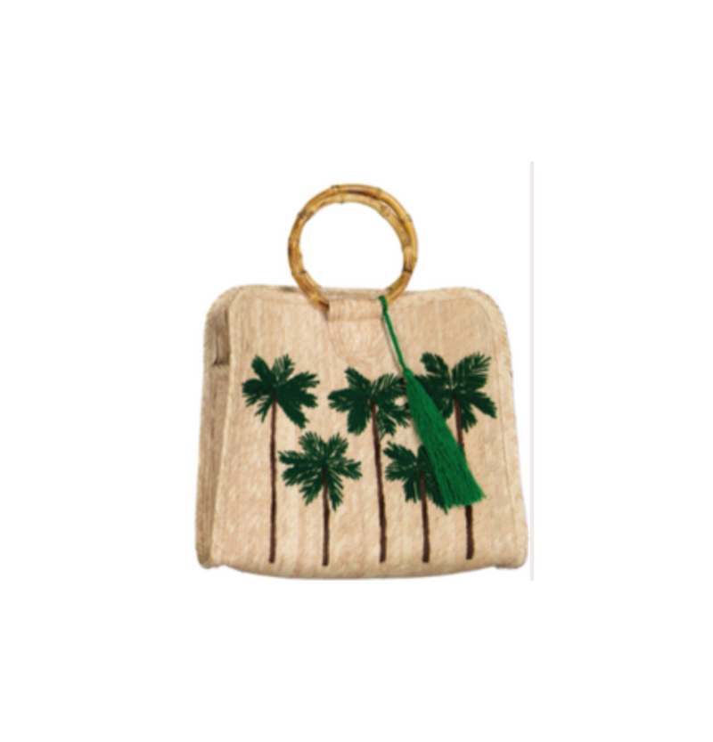 Palm Tree Bamboo Bag