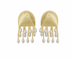 Medusa Pearl Gold earrings